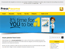 Tablet Screenshot of presspassme.com